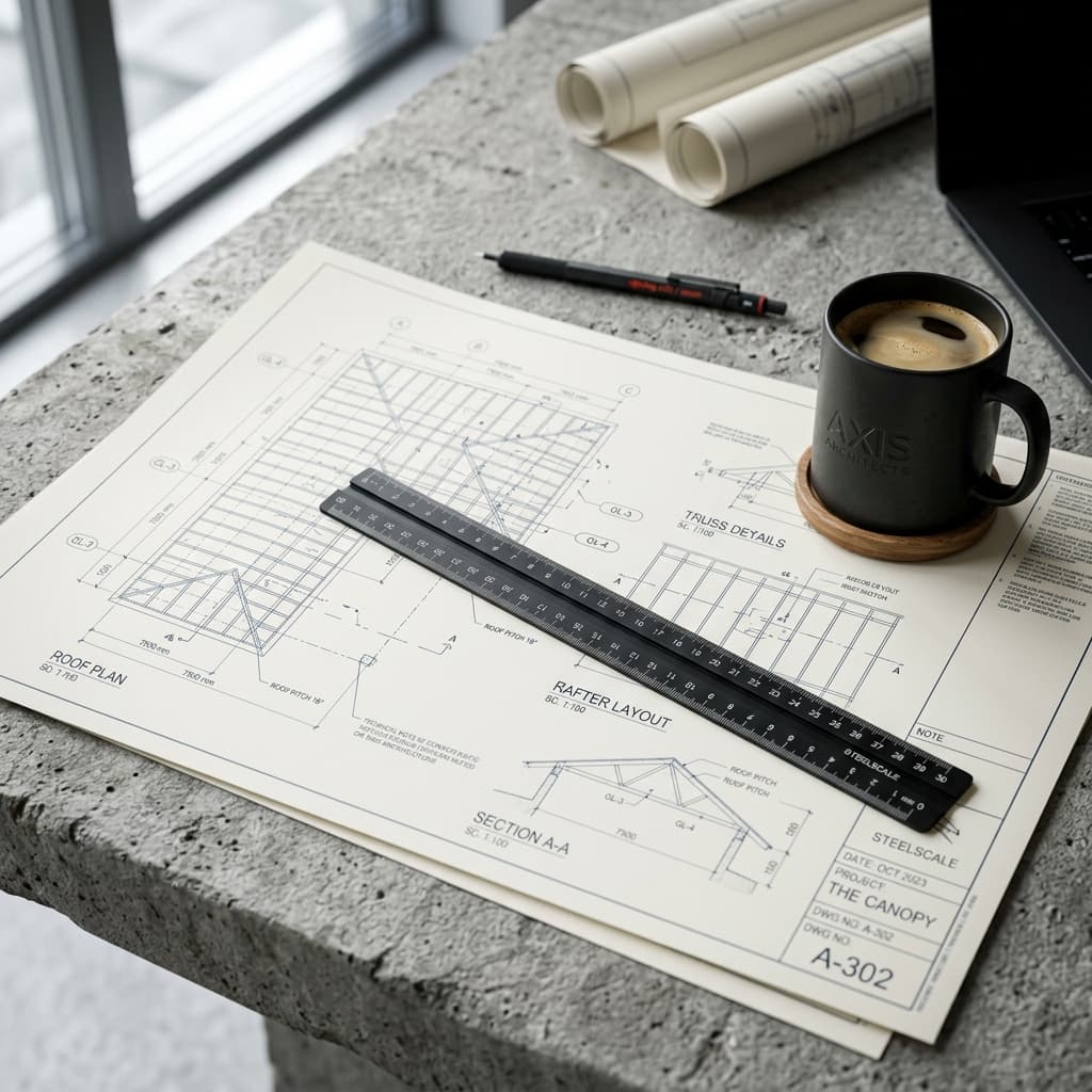 Ritningar och underlag inför byggprojekt